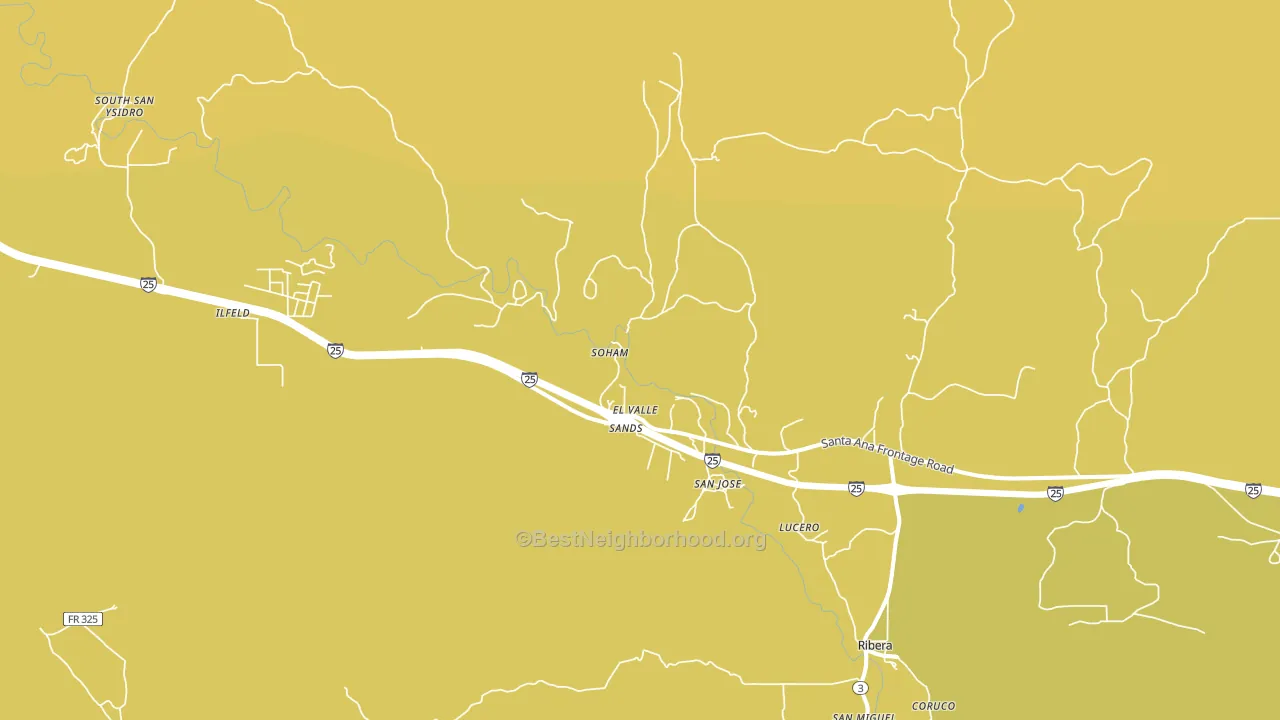 87565, NM block-group voter-turnout map