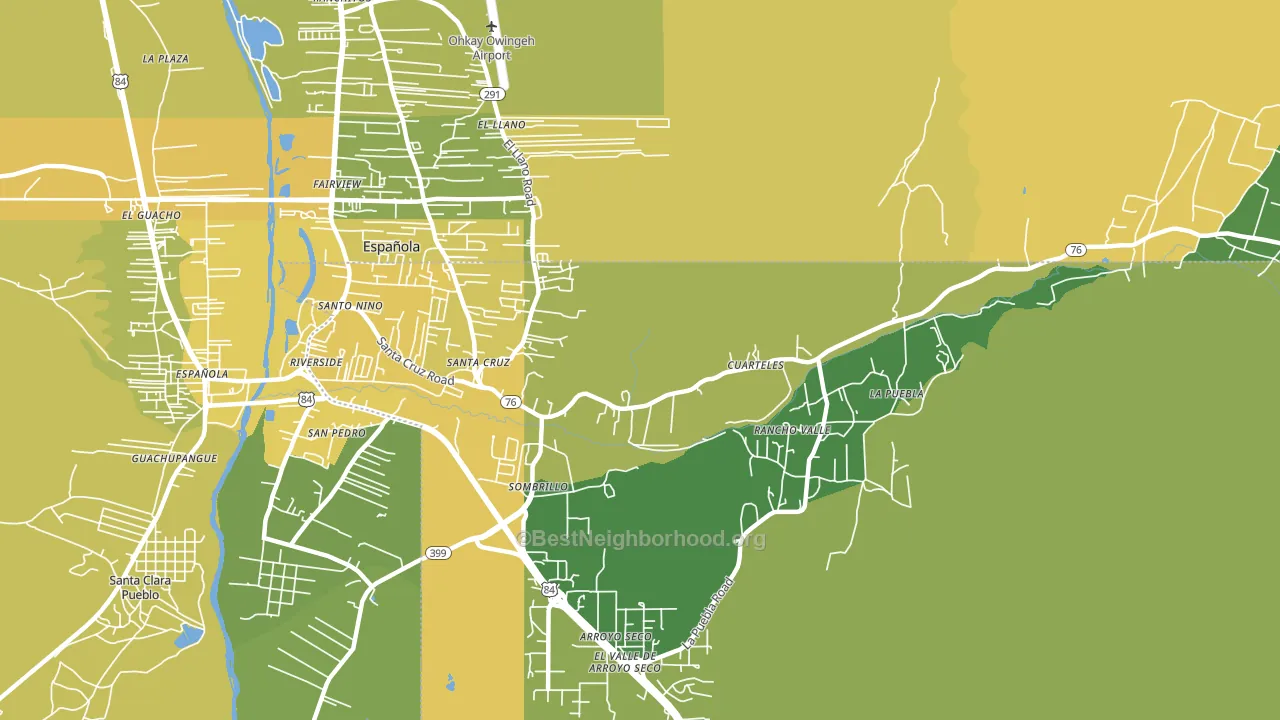 87567, NM block-group voter-turnout map