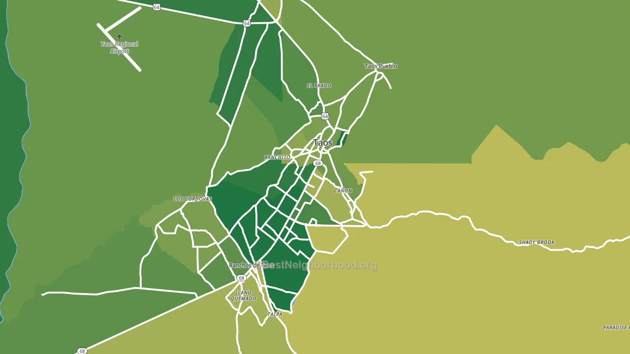 87571, NM block-group voter-turnout map