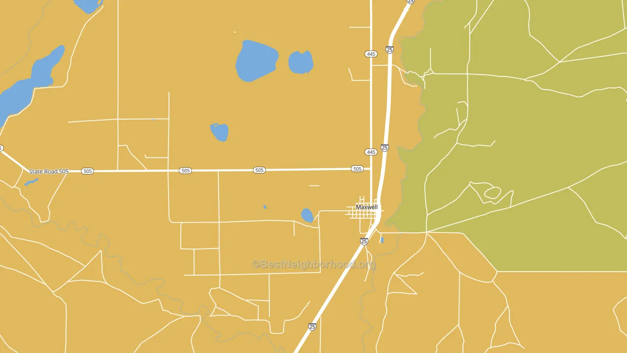 87728, NM block-group voter-turnout map