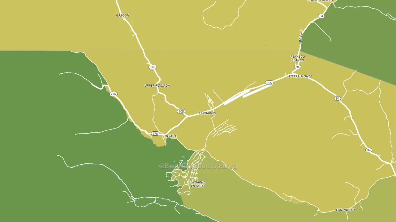 87742, NM block-group voter-turnout map