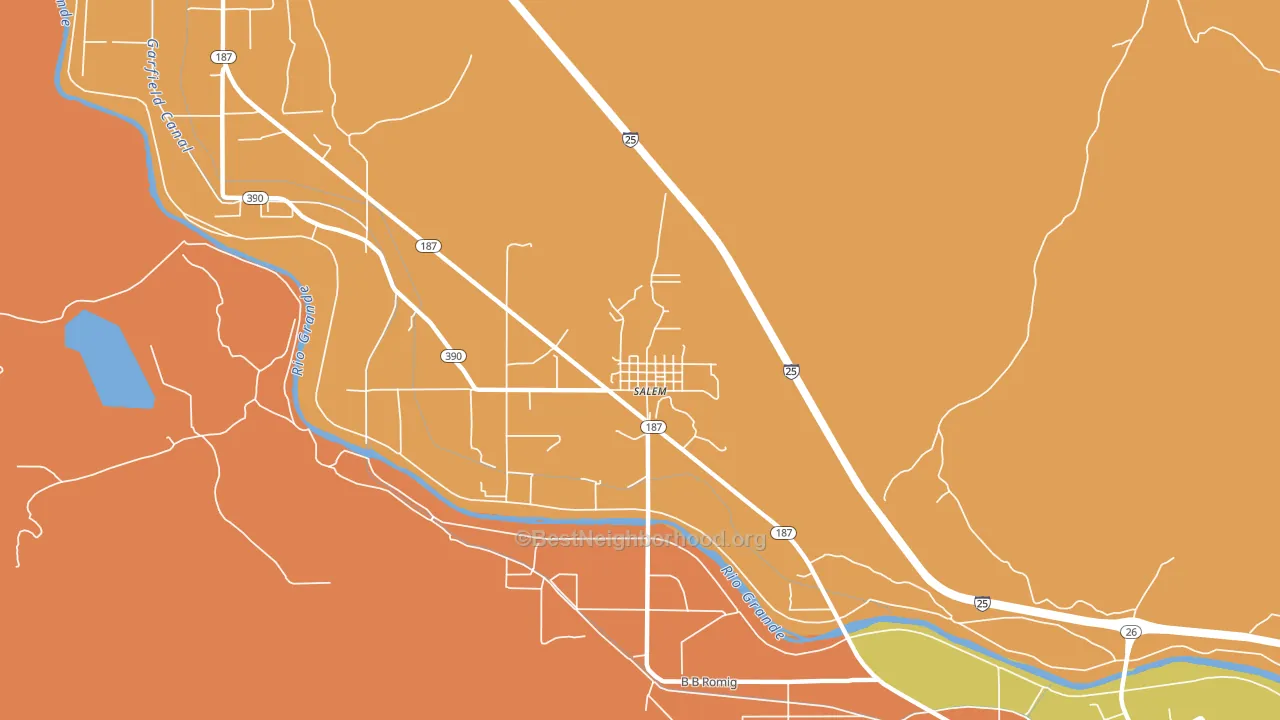 87941, NM block-group voter-turnout map