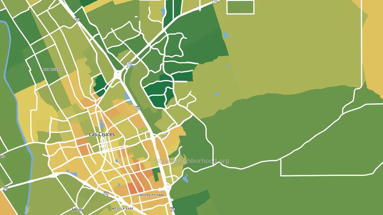 88011, NM block-group voter-turnout map