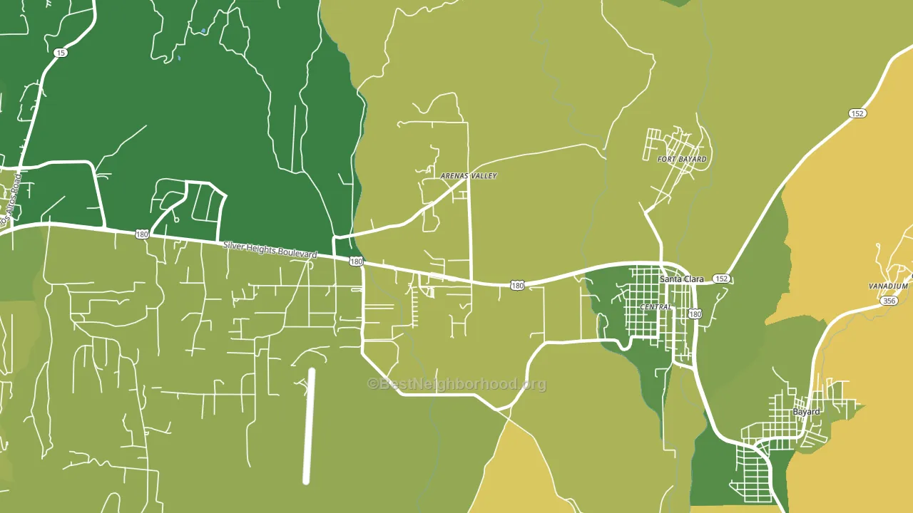 88022, NM block-group voter-turnout map