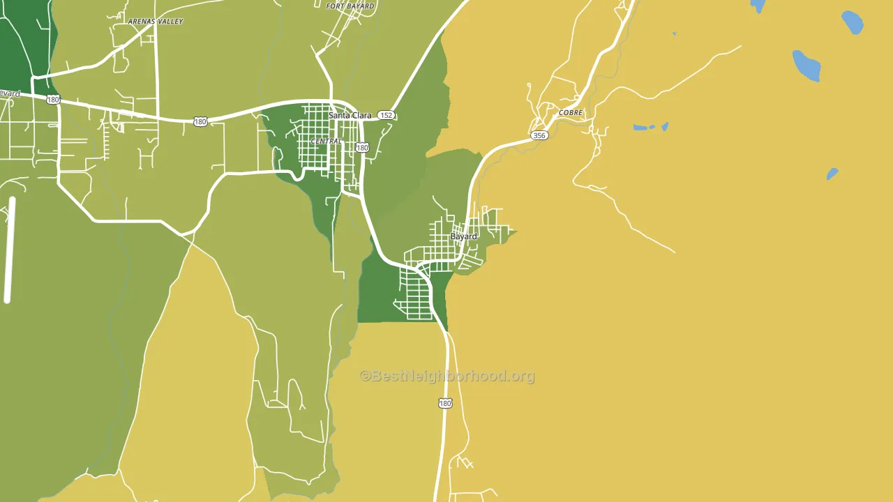 88023, NM block-group voter-turnout map