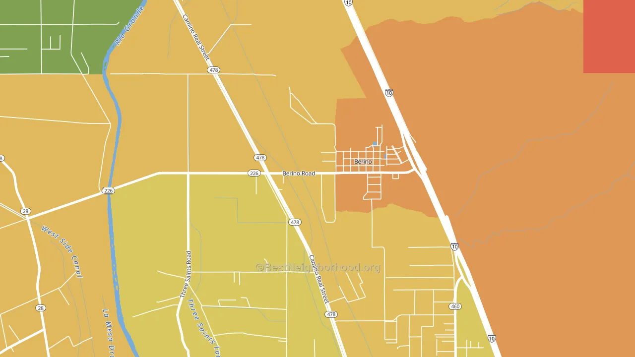 88024, NM block-group voter-turnout map