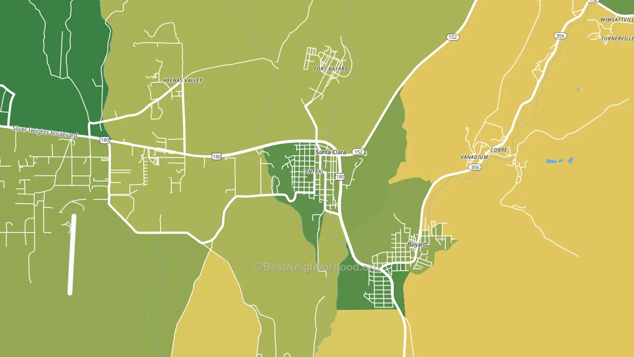 88026, NM block-group voter-turnout map