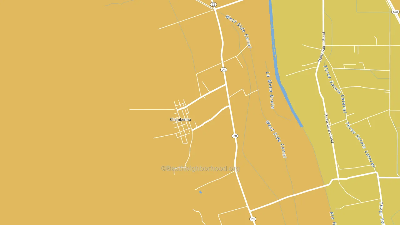 88027, NM block-group voter-turnout map