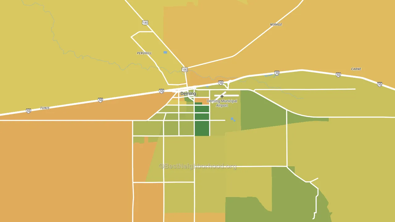 88030, NM block-group voter-turnout map