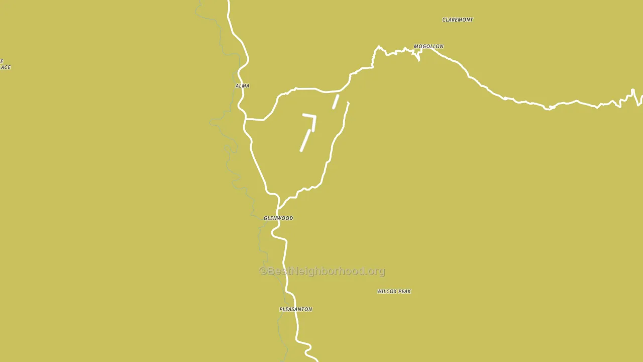88039, NM block-group voter-turnout map