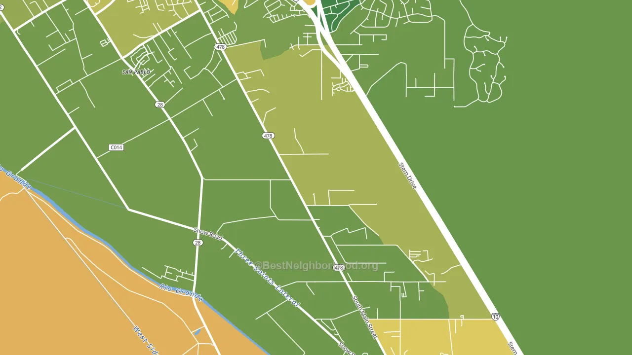88047, NM block-group voter-turnout map