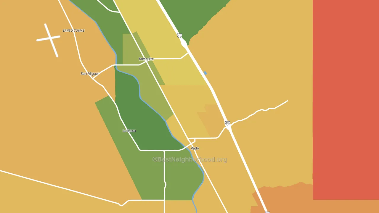 88048, NM block-group voter-turnout map