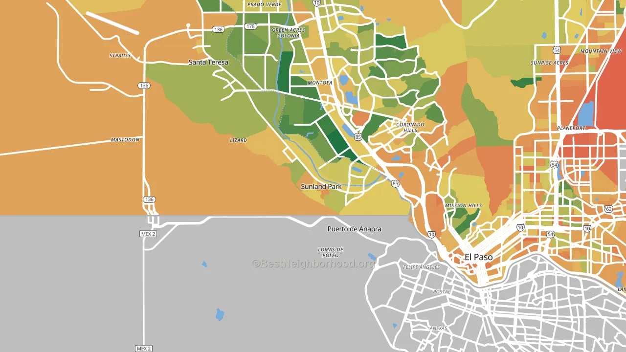 88063, NM block-group voter-turnout map