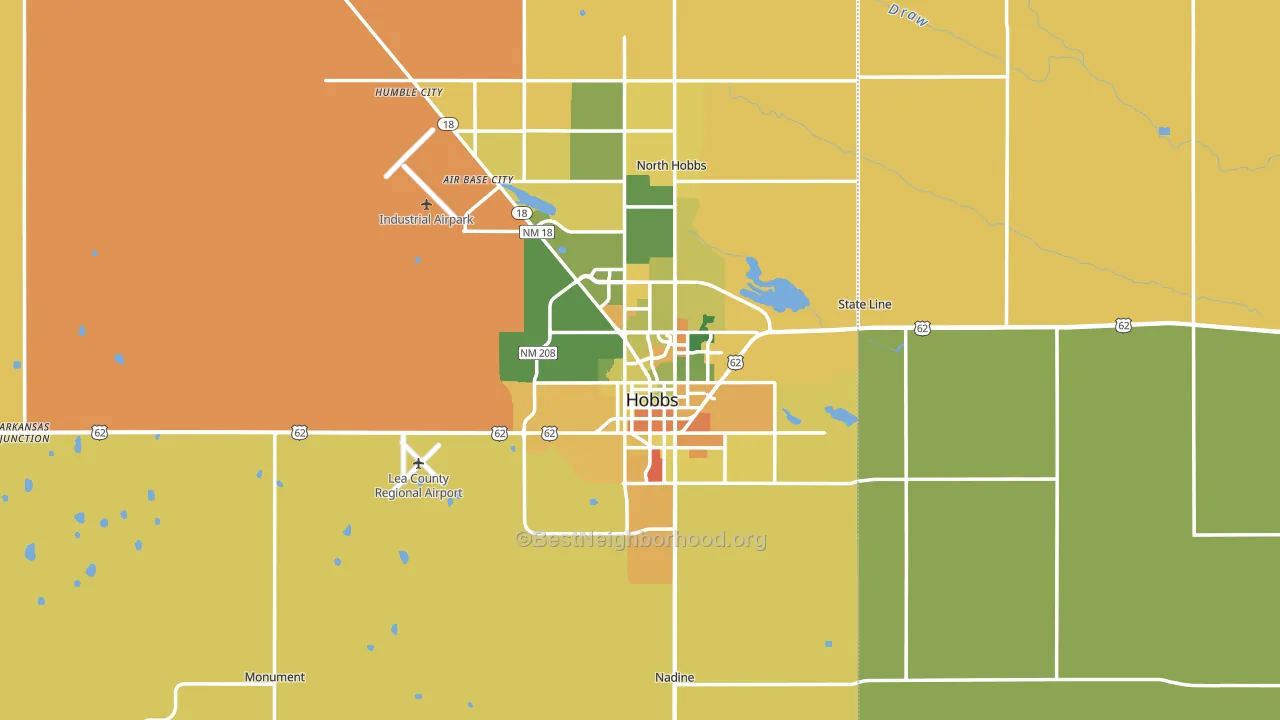 88240, NM block-group voter-turnout map