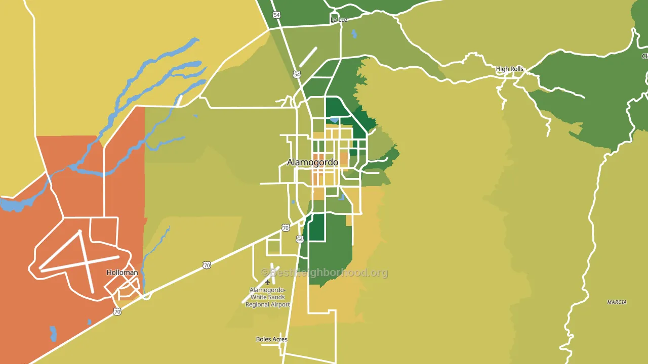 88310, NM block-group voter-turnout map