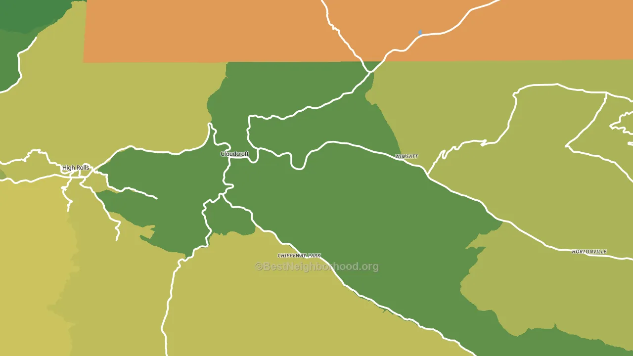 88317, NM block-group voter-turnout map