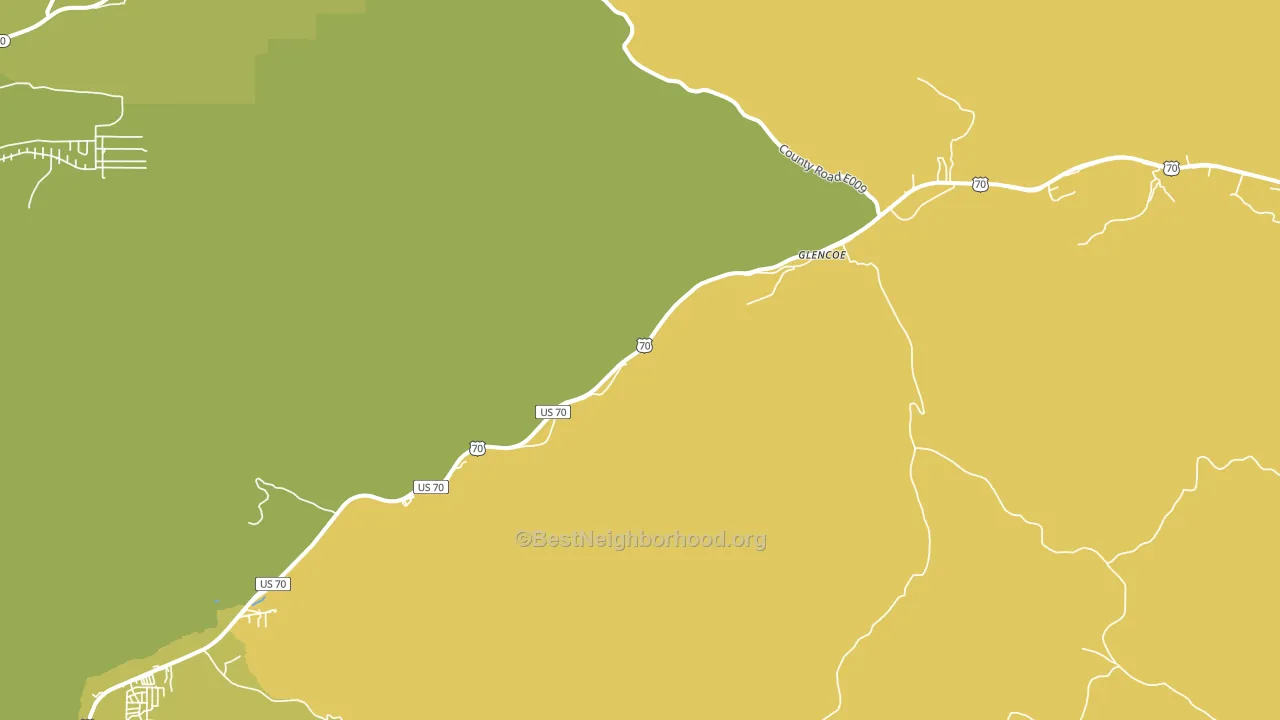88324, NM block-group voter-turnout map