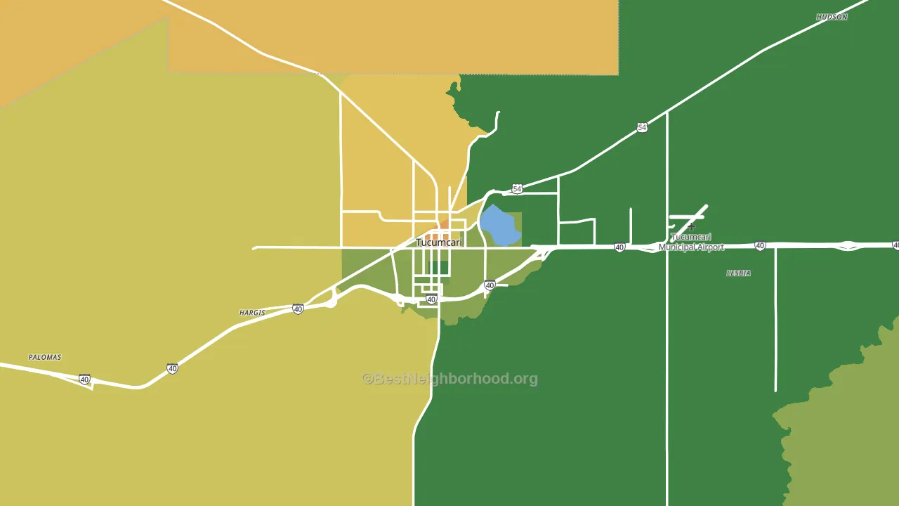 88401, NM block-group voter-turnout map