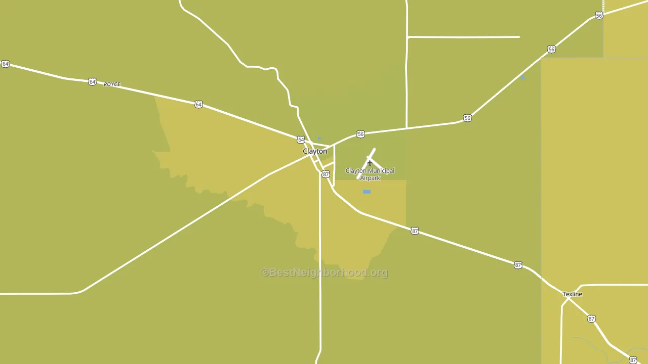 88415, NM block-group voter-turnout map