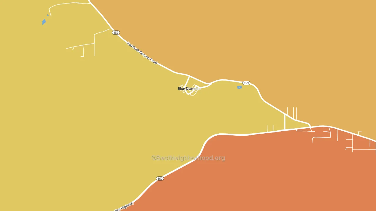 89004, NV block-group voter-turnout map