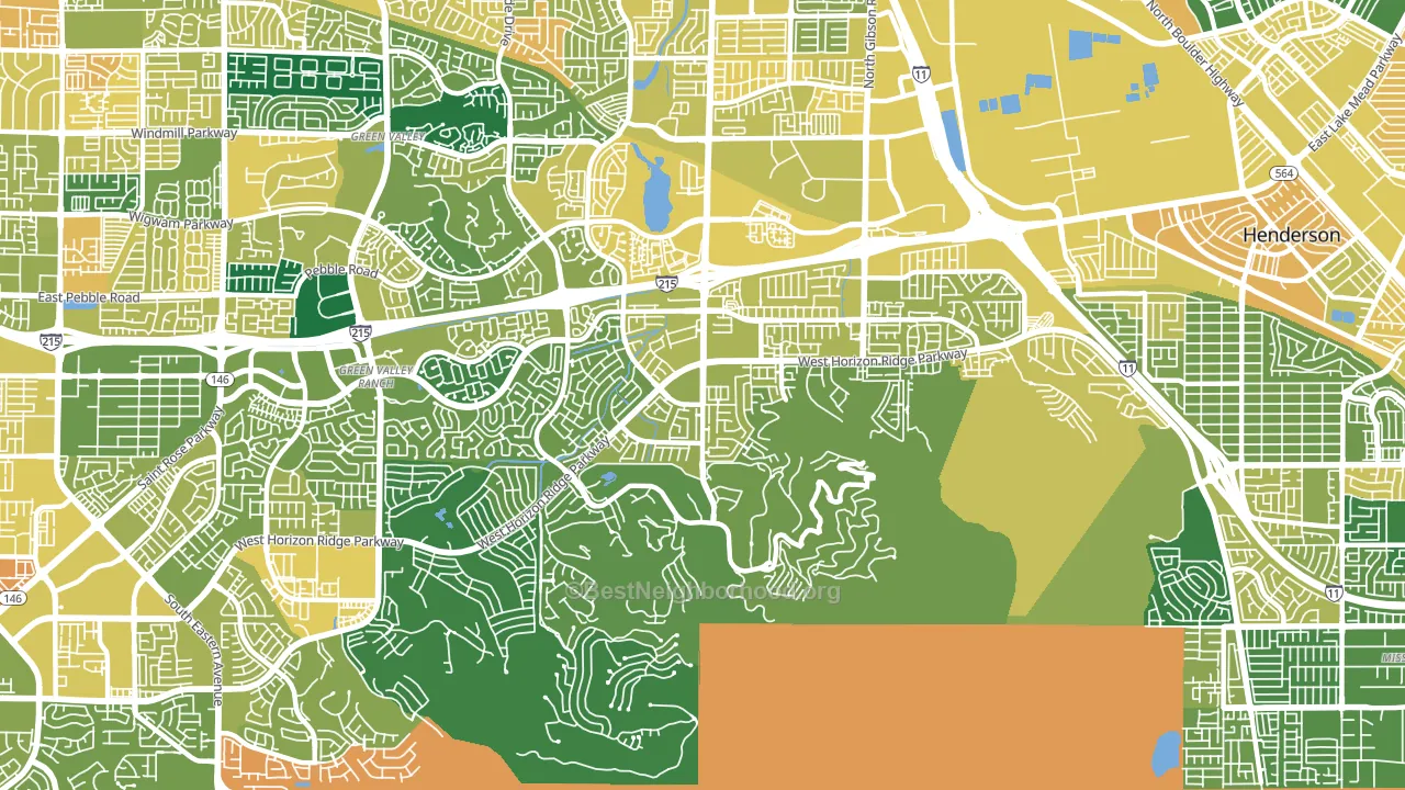 89012, NV block-group voter-turnout map