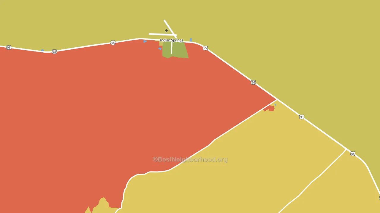 89018, NV block-group voter-turnout map