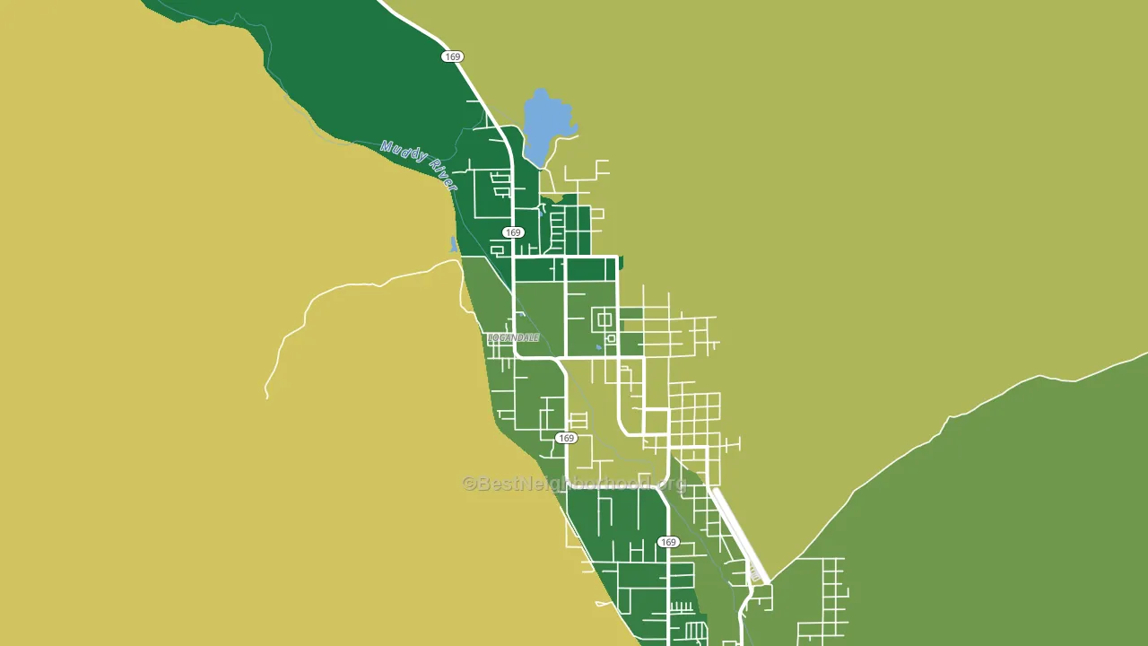 89021, NV block-group voter-turnout map