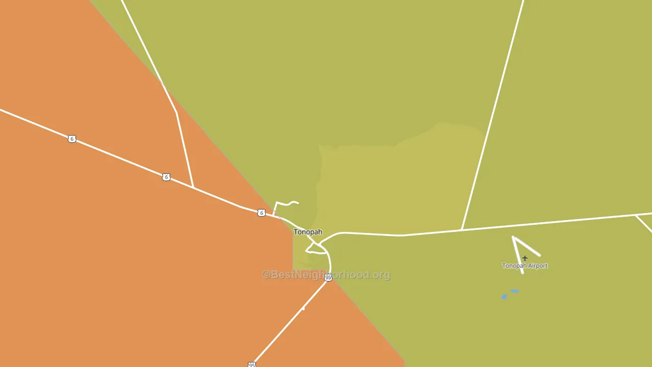 89049, NV block-group voter-turnout map