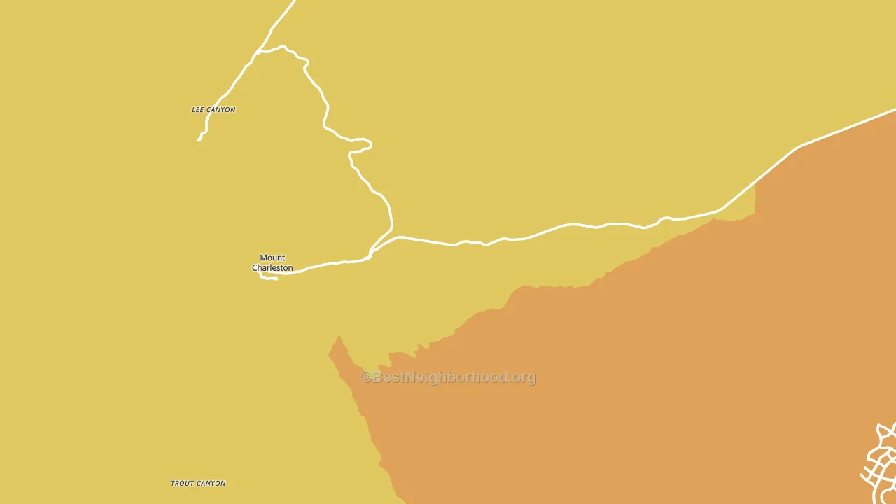 89124, NV block-group voter-turnout map