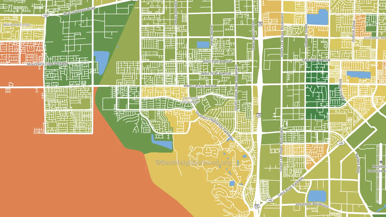 89141, NV block-group voter-turnout map