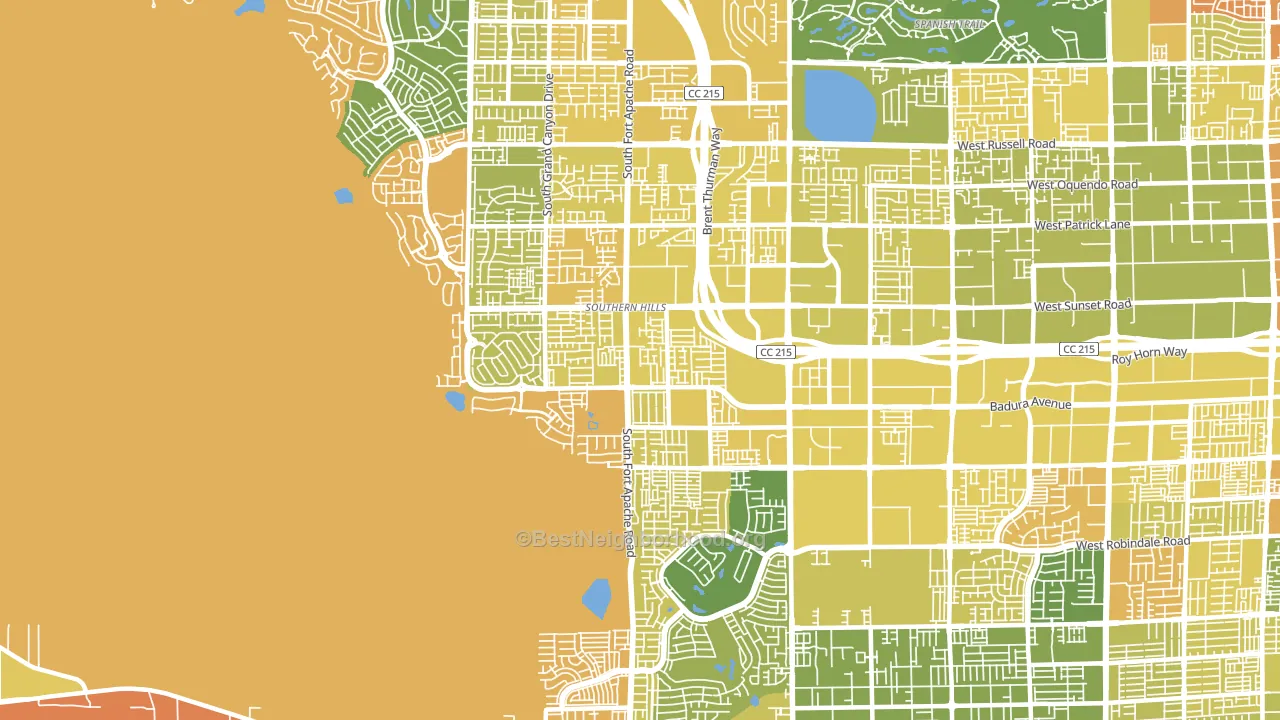 89148, NV block-group voter-turnout map