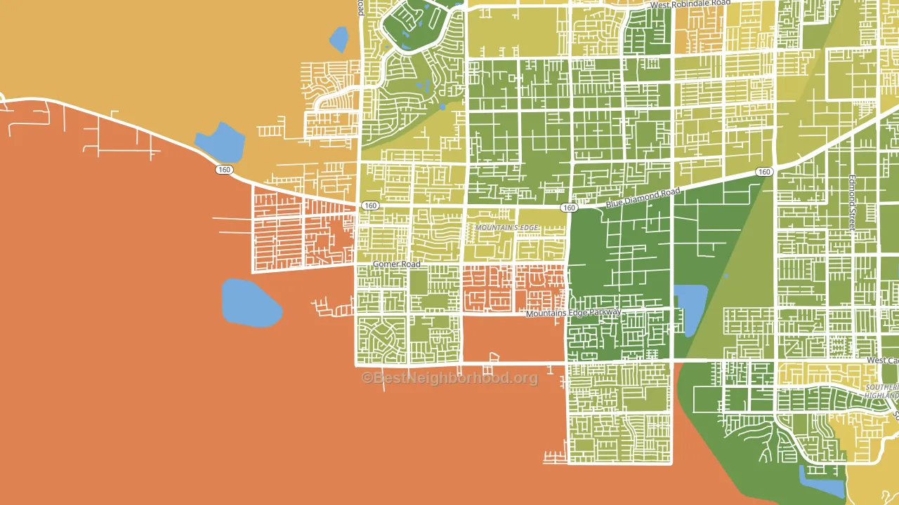 89178, NV block-group voter-turnout map