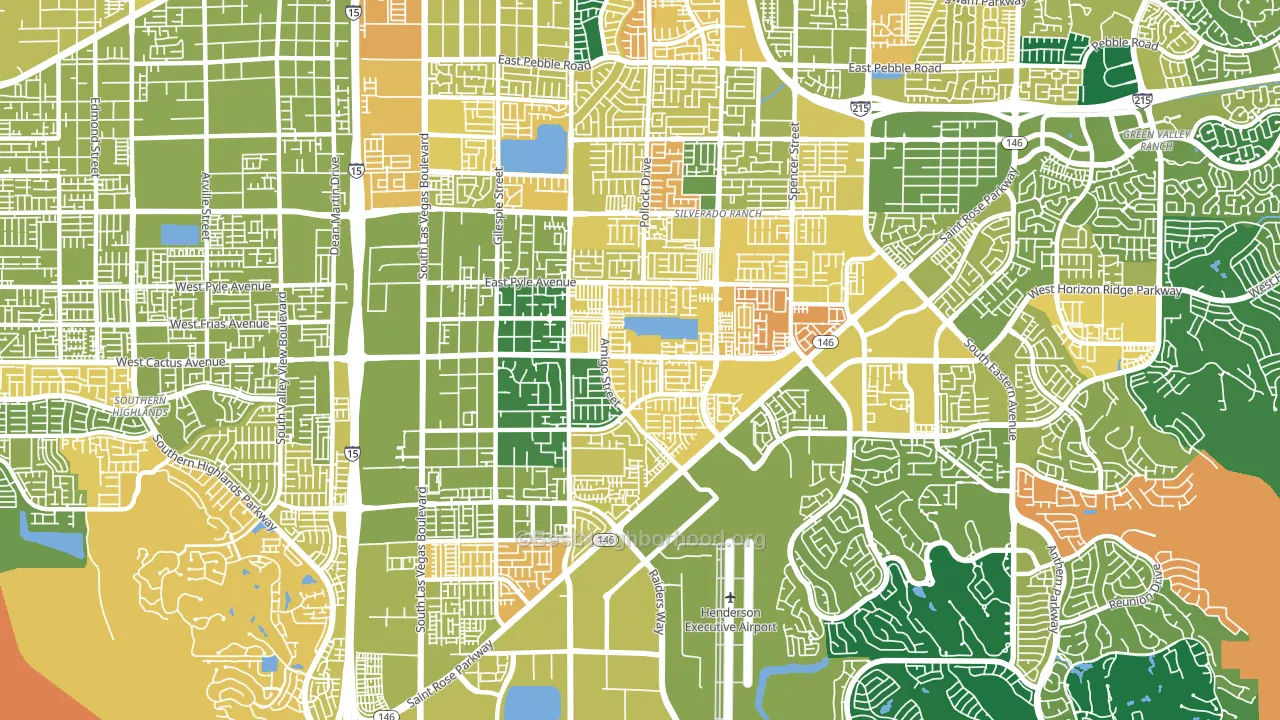 89183, NV block-group voter-turnout map
