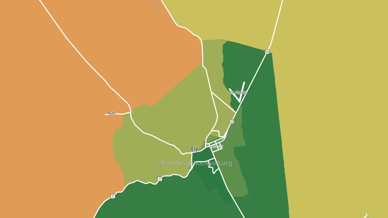 89301, NV block-group voter-turnout map