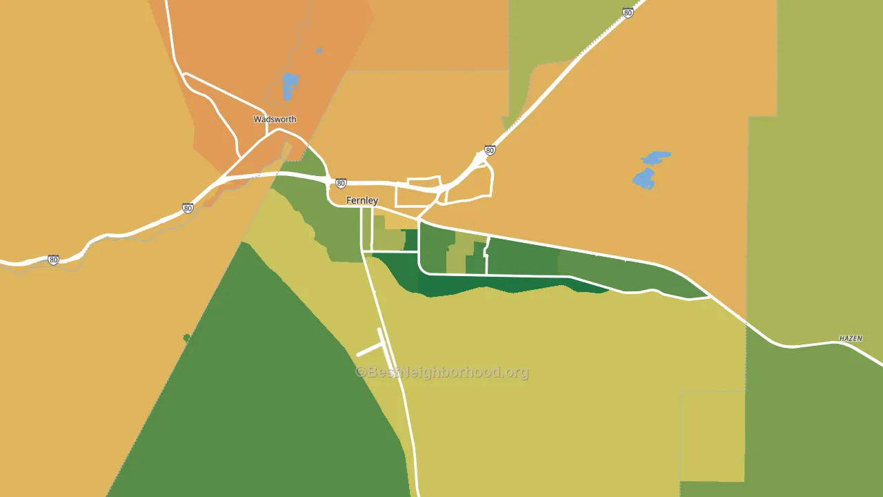 89408, NV block-group voter-turnout map