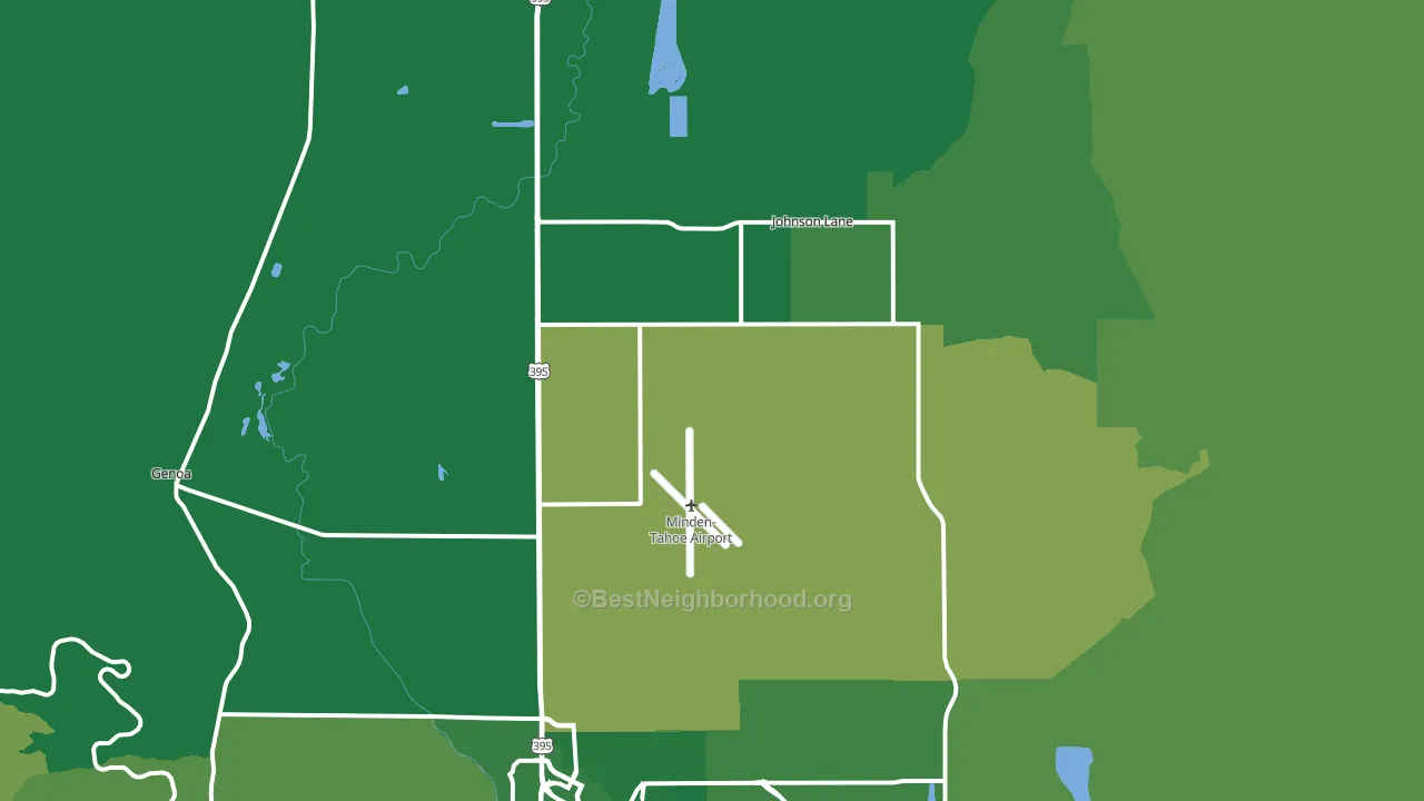 89423, NV block-group voter-turnout map