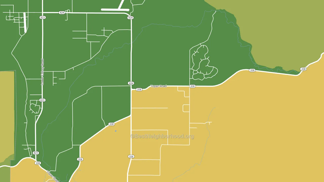 89430, NV block-group voter-turnout map