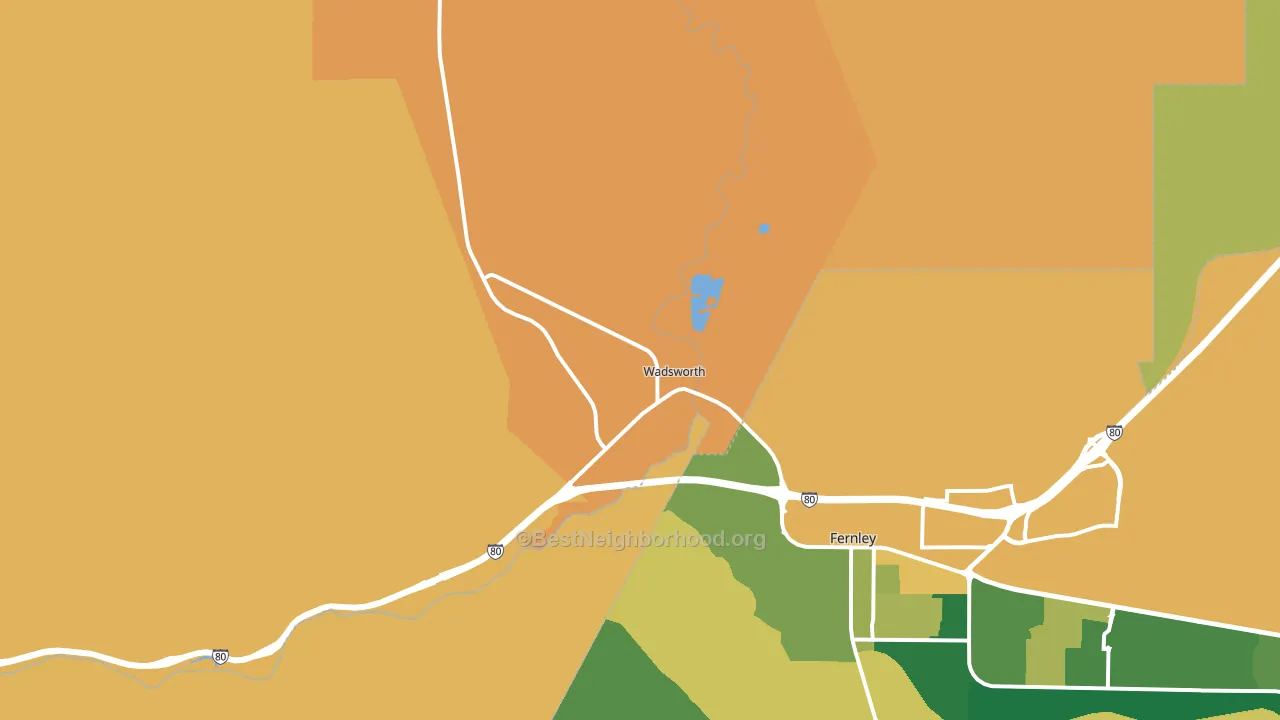 89442, NV block-group voter-turnout map