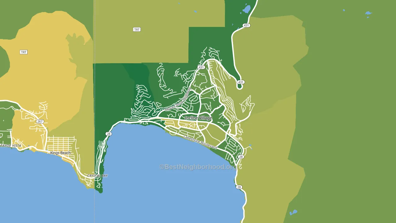 89451, NV block-group voter-turnout map