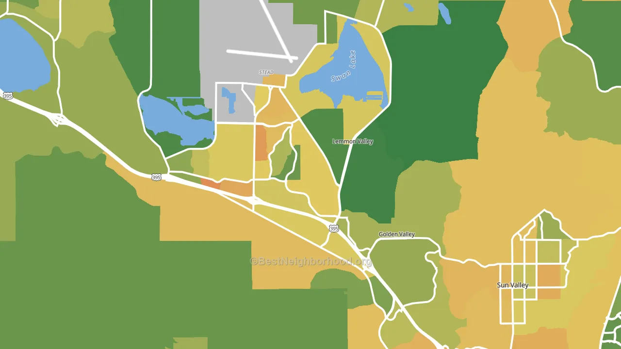 89506, NV block-group voter-turnout map