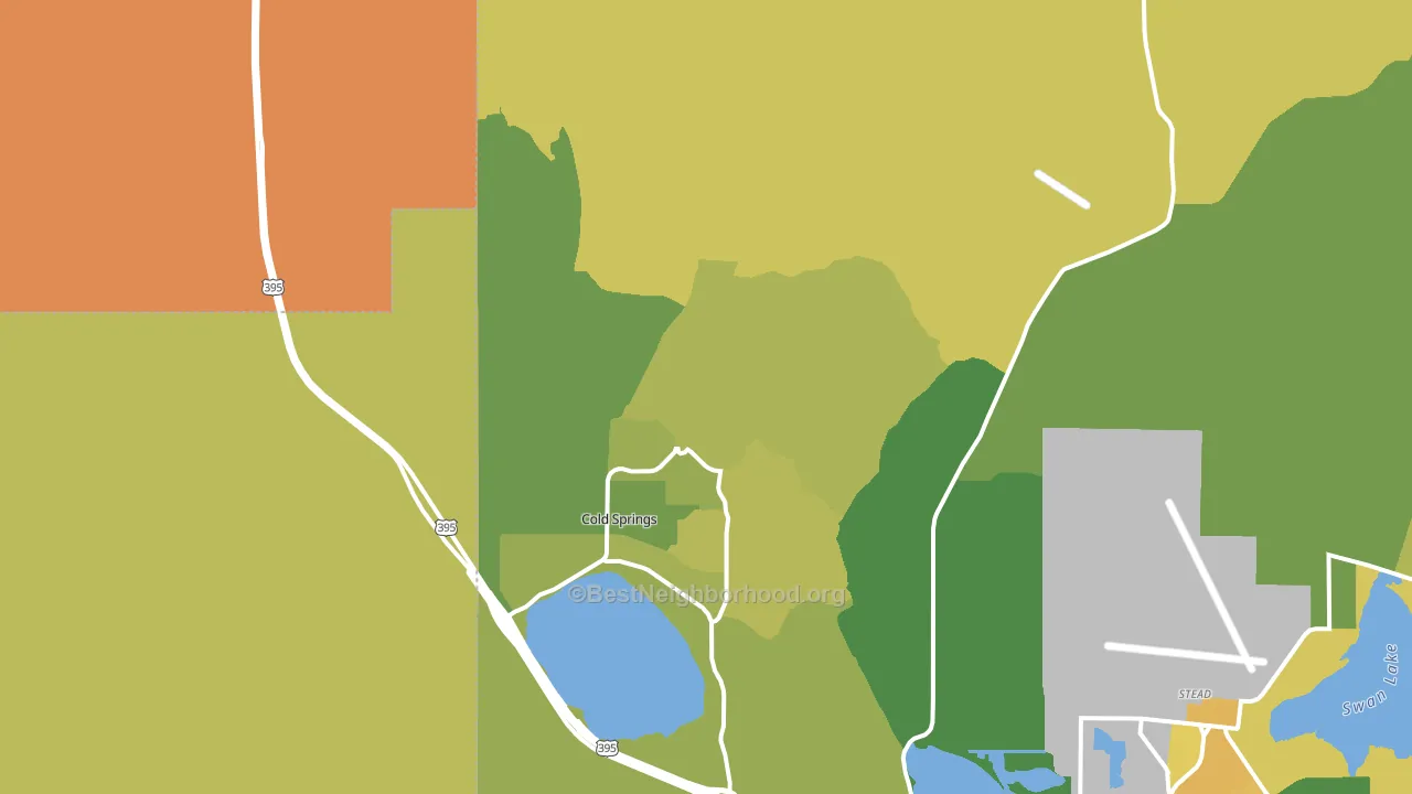 89508, NV block-group voter-turnout map