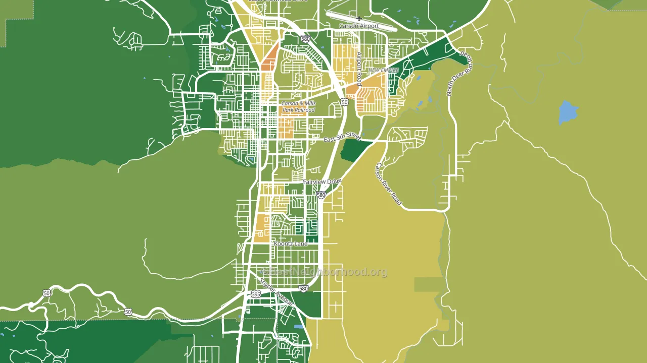 89701, NV block-group voter-turnout map