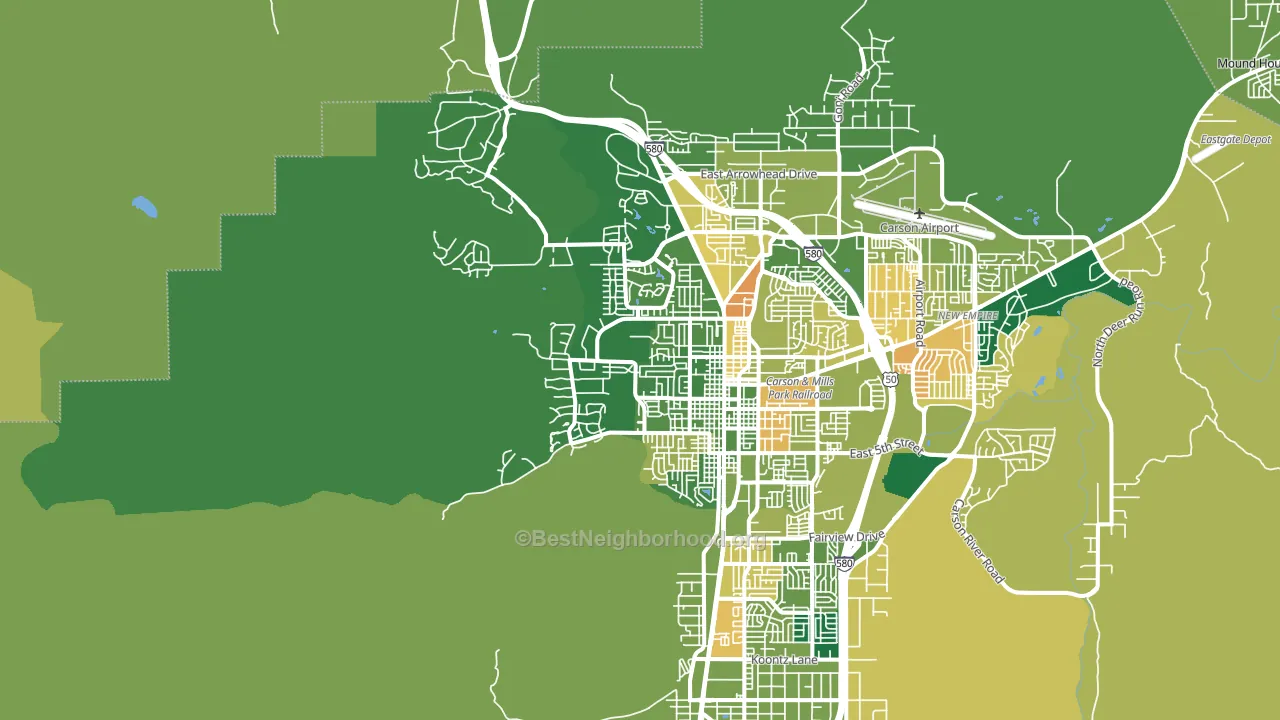 89703, NV block-group voter-turnout map