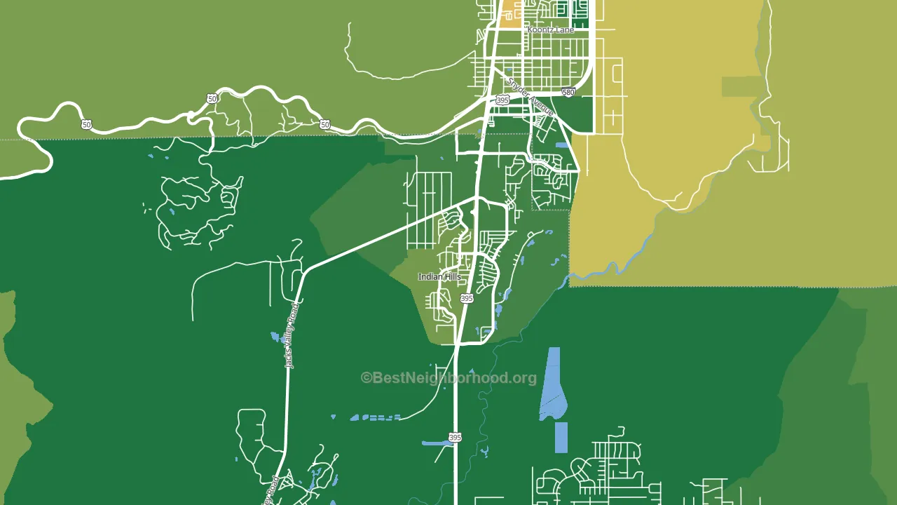 89705, NV block-group voter-turnout map