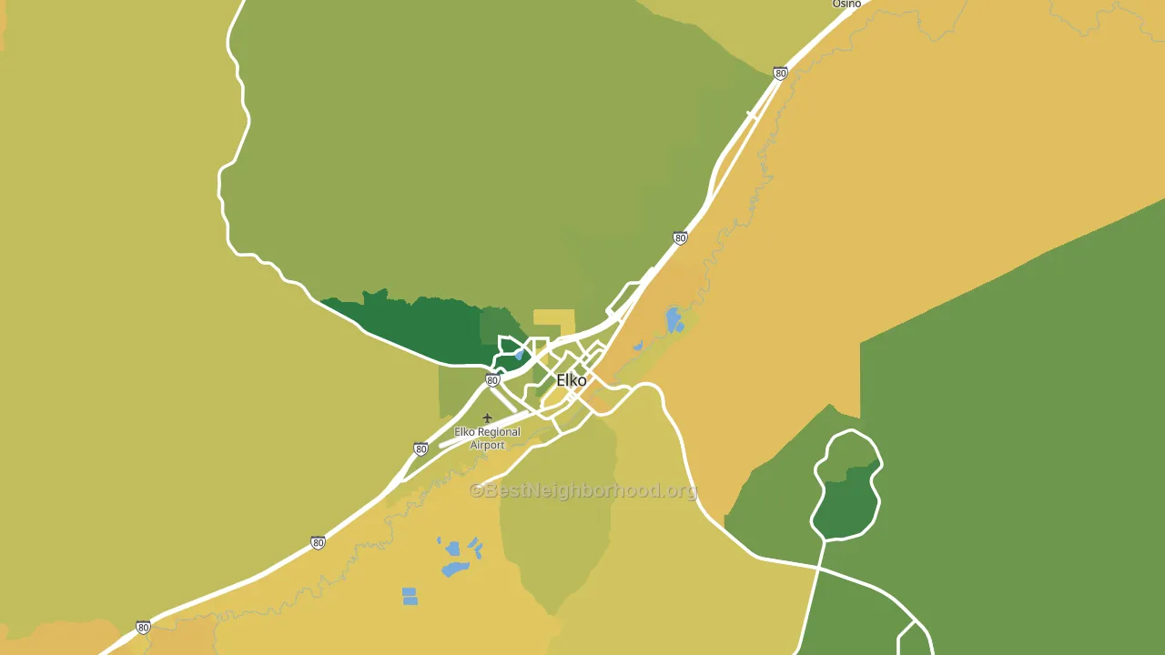 89801, NV block-group voter-turnout map