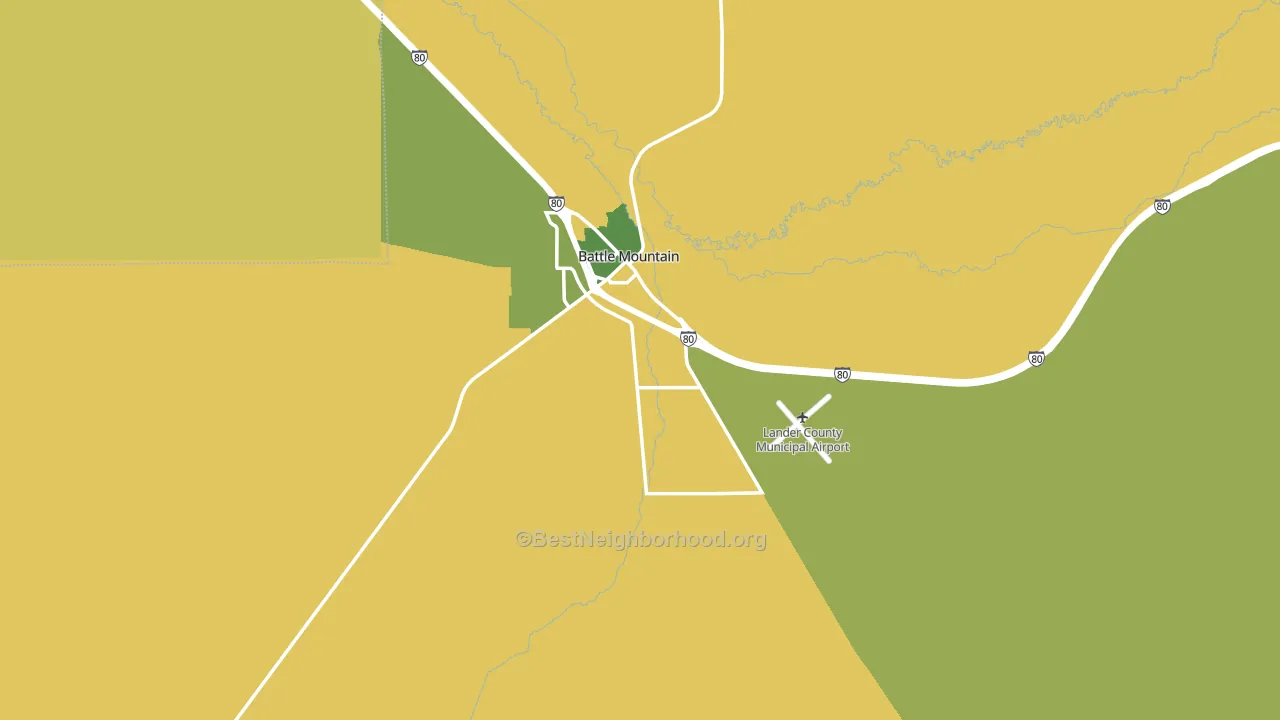89820, NV block-group voter-turnout map