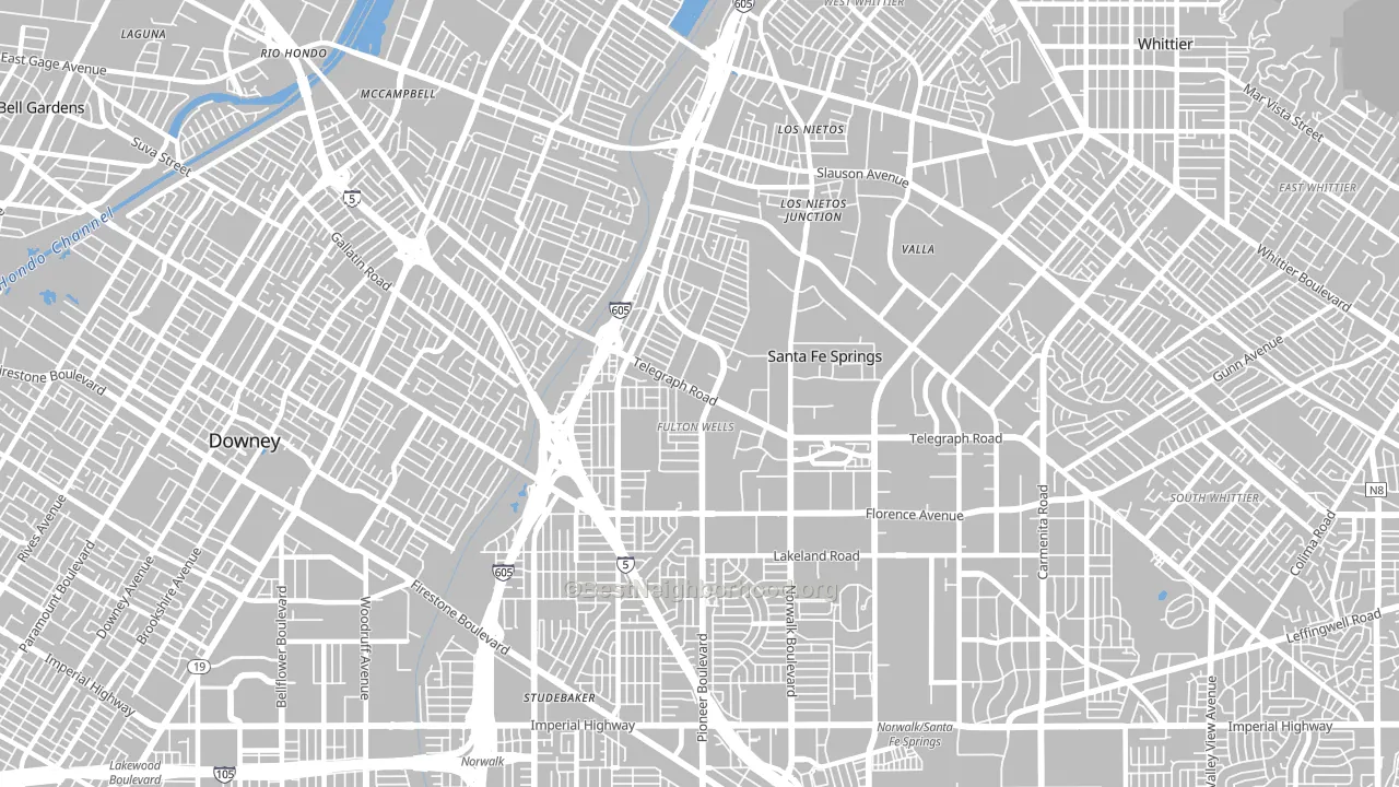 90670, CA block-group voter-turnout map