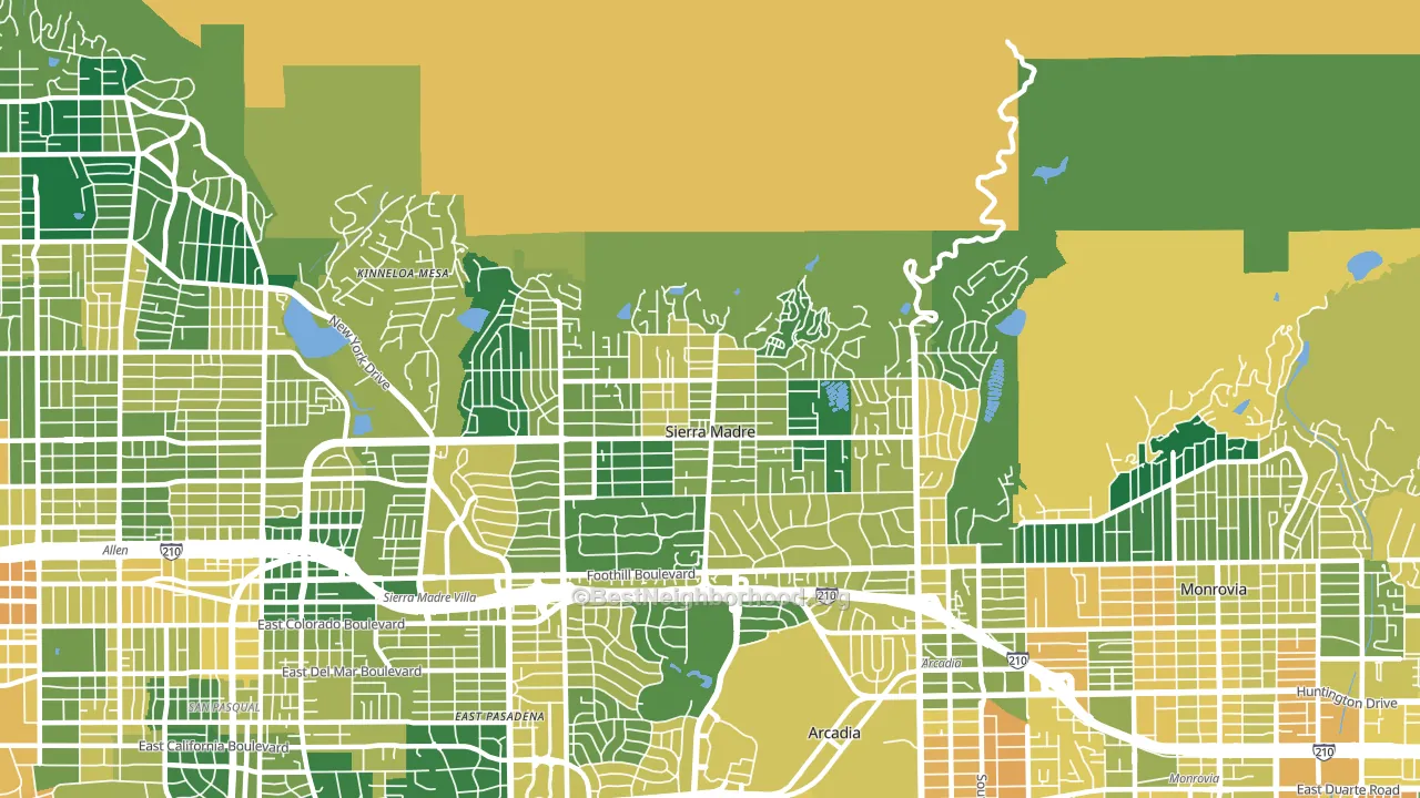 91024, CA block-group voter-turnout map