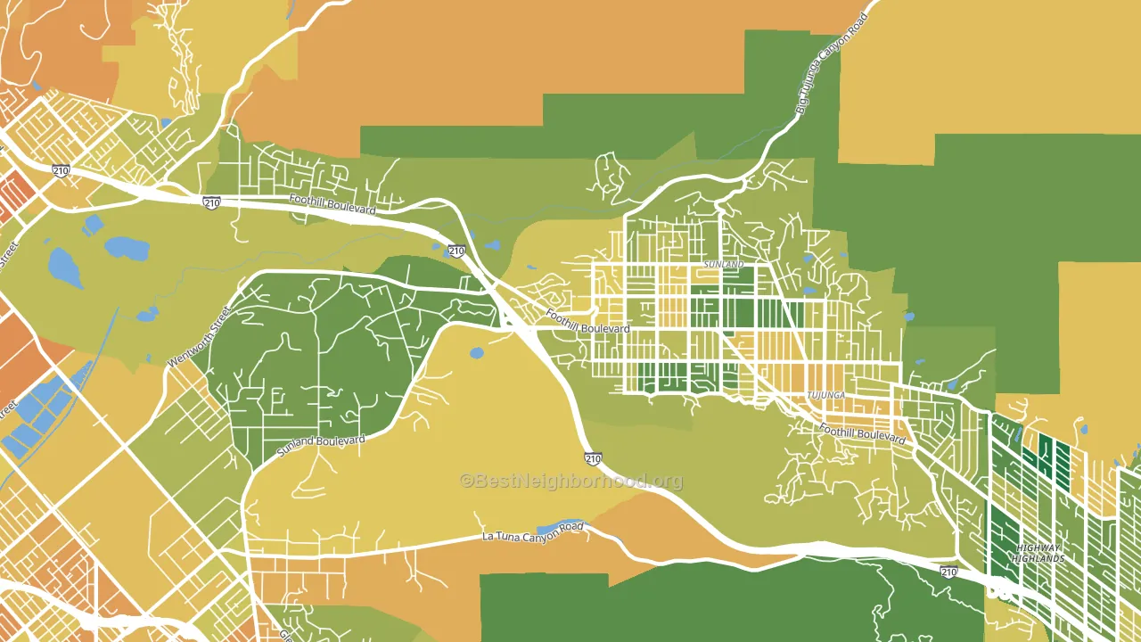 91040, CA block-group voter-turnout map