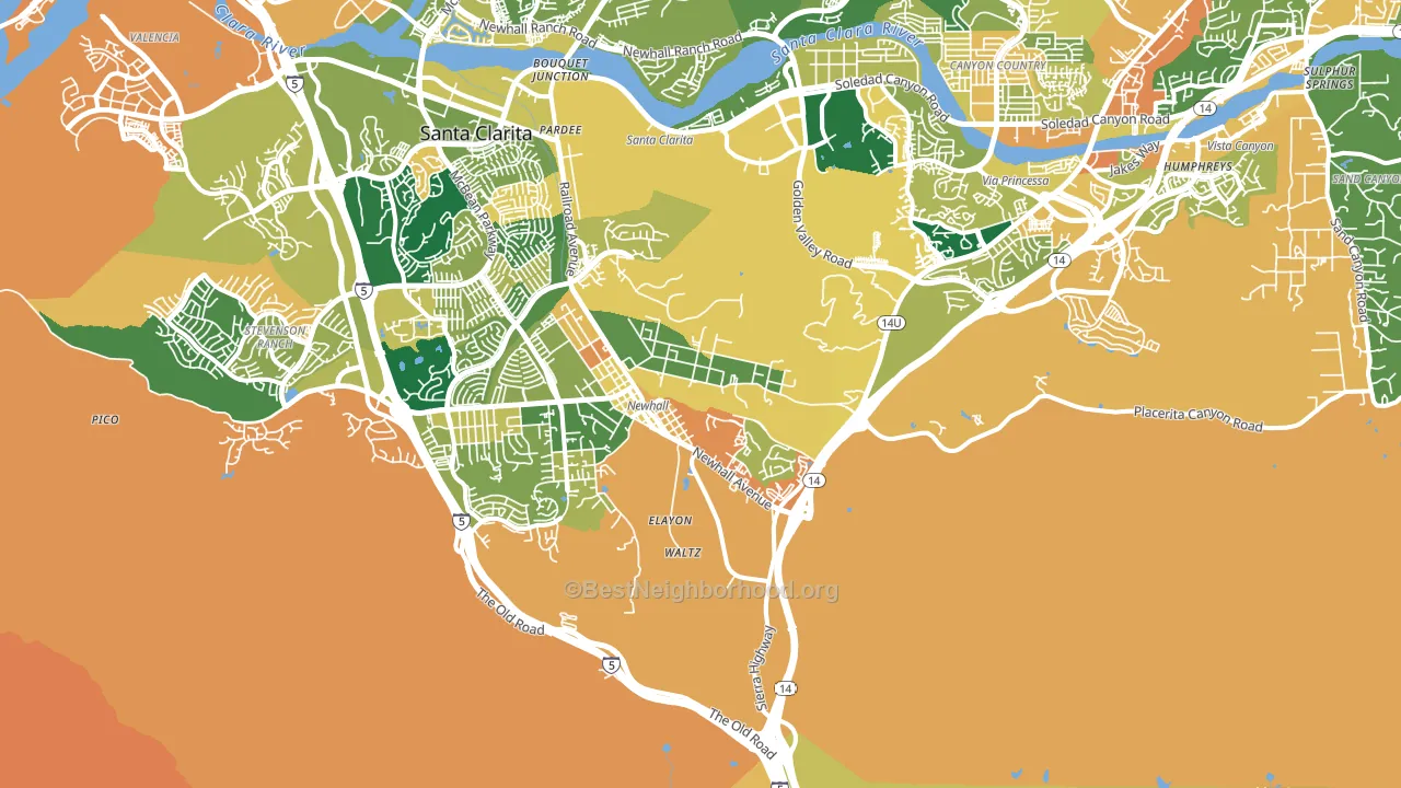 91321, CA block-group voter-turnout map